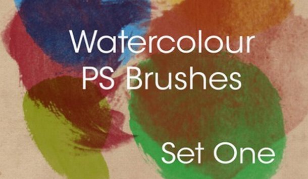 Hi-Res Watercolor Brushes 2 - Photoshop Brushes